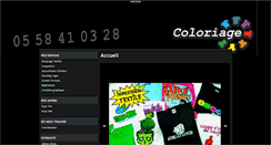Desktop Screenshot of coloriage-serigraphie.com